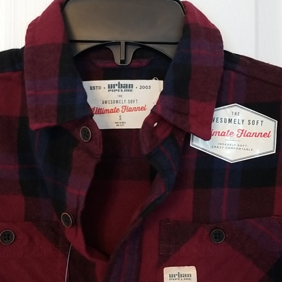 Ultimate Flannel Burgundy - Picture 2 of 5